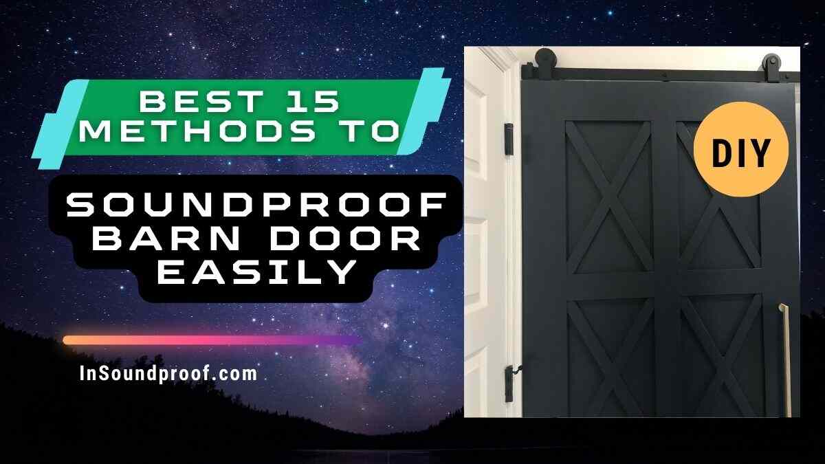 Soundproof Barn Door